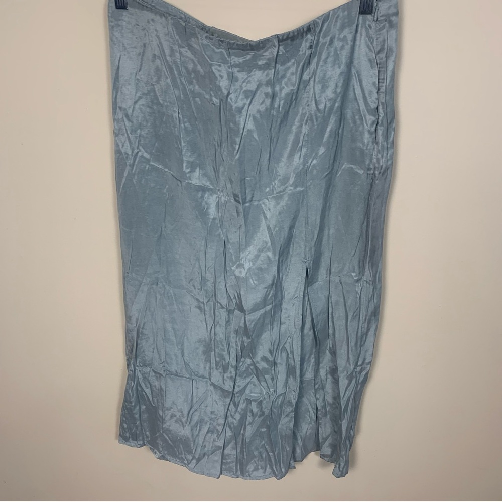 H&M Satin 100% Lyocell Midi Skirt